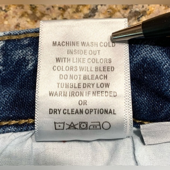 Vervet Boho Style Flare Leg Jeans Tag Sz 28 Actual 29x26 - Picture 8 of 9